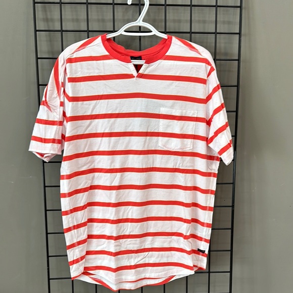 Good Man Brand Red & White Striped Tee - Picture 1 of 3